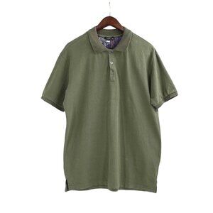 Wessi Mens XXL Polo Shirt Olive Green Short Sleeve Classic Fit Business Casual